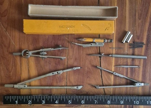 Drafting compass lot parts - drafting,