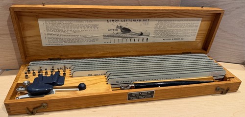 Vintage keuffel esser leroy - vintage,
