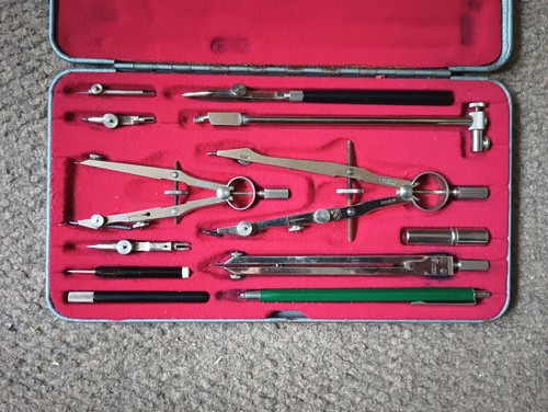Vintage gramercy drafting set - gramercy,