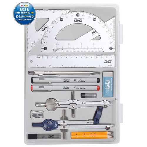 Professional geometry set 15 - professional,