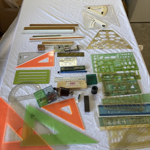 Huge lot vintage drafting - lot,