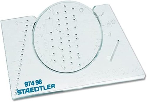 Staedtler ames lettering guide - staedtler,